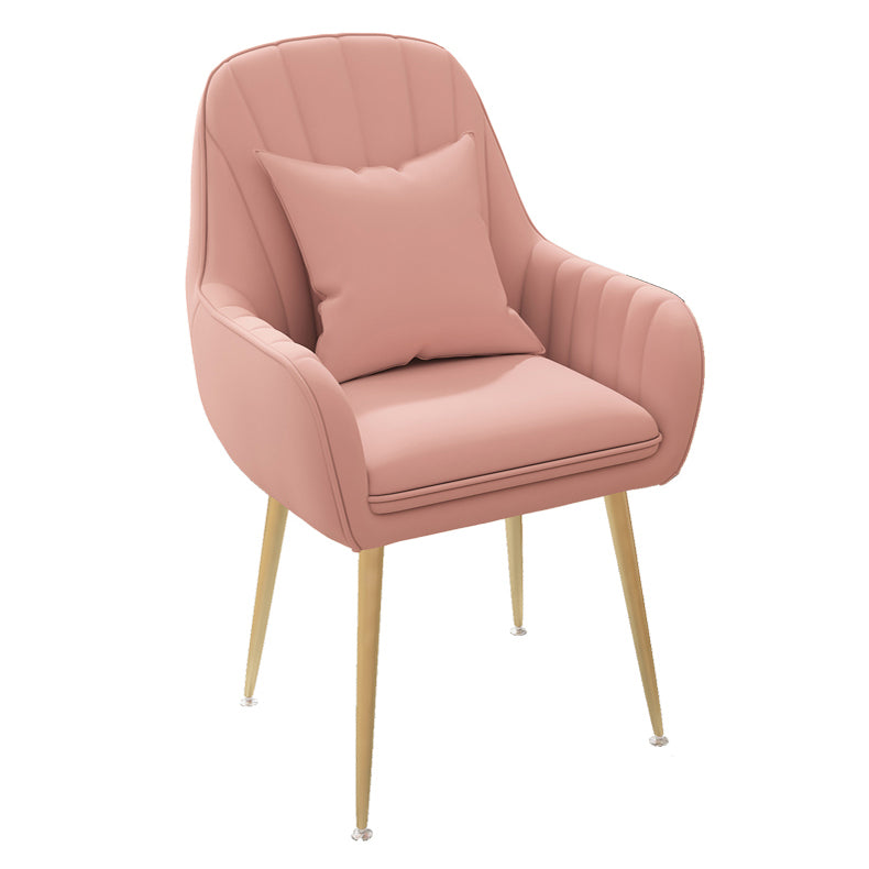 Metal Contemporary Home Side Chair Parsons Chair 18'' Wide Chair for Kitchen