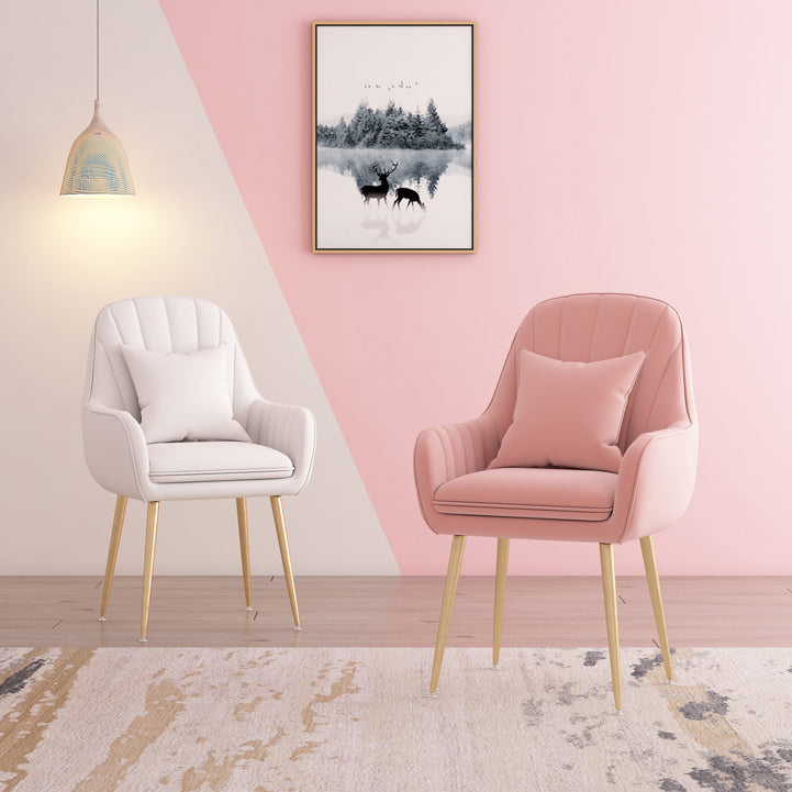 Metal Contemporary Home Side Chair Parsons Chair 18'' Wide Chair for Kitchen