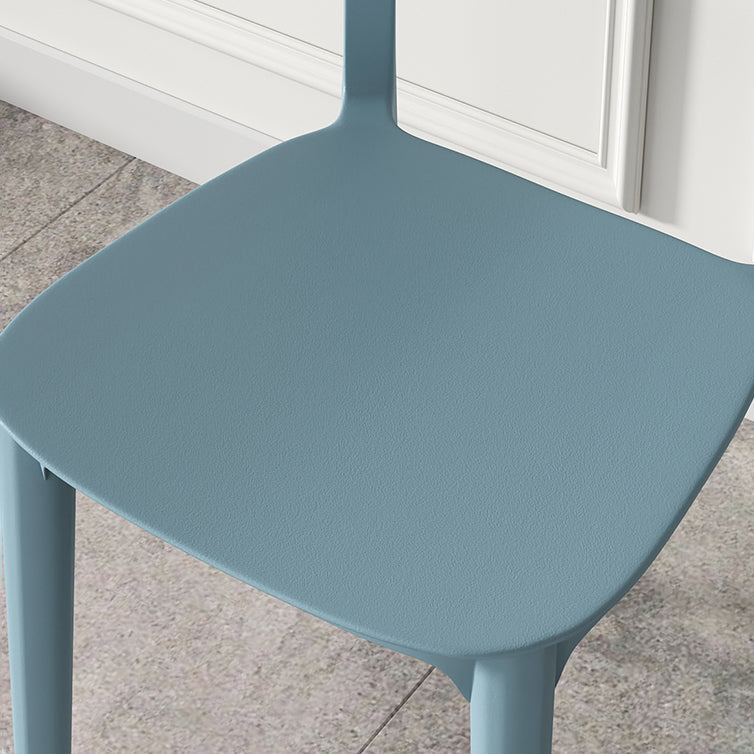 Sedia da sala da pranzo in plastica sedia da cucina moderna 17 '' sedia da pranzo aperta.