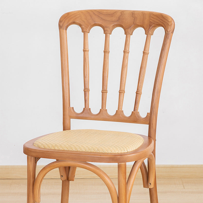 Design moderno francese Design Back Side Sedia Woods Sedie da pranzo a casa