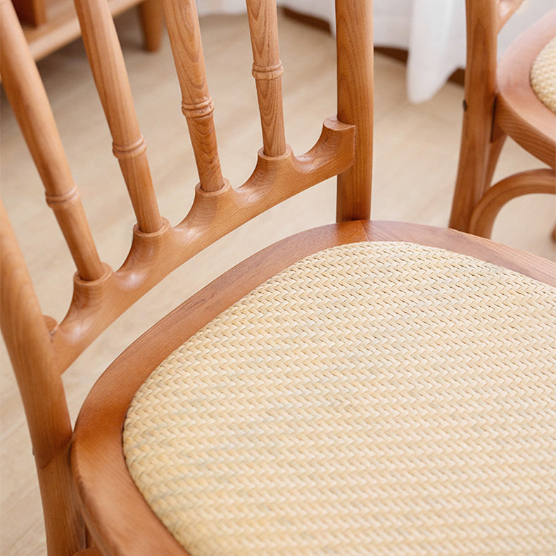 Design moderno francese Design Back Side Sedia Woods Sedie da pranzo a casa