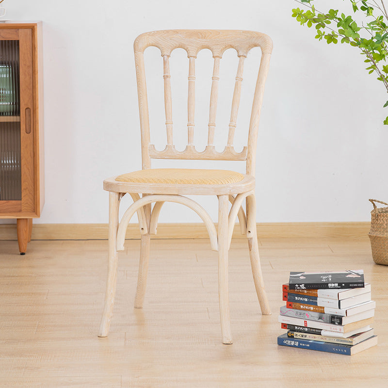 Design moderno francese Design Back Side Sedia Woods Sedie da pranzo a casa