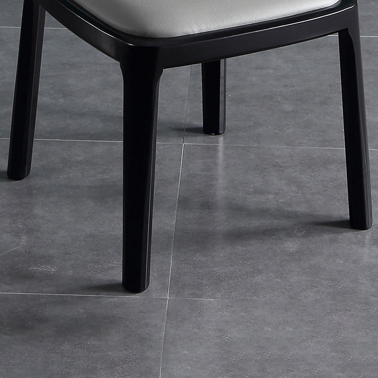 Sedia da pranzo moderna in legno massiccio sedia da pranzo parsons