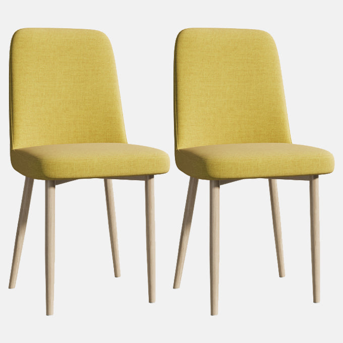 Sedia da interno a base di legno 16 '' sedia parsons larga con 4 gambe per il ristorante