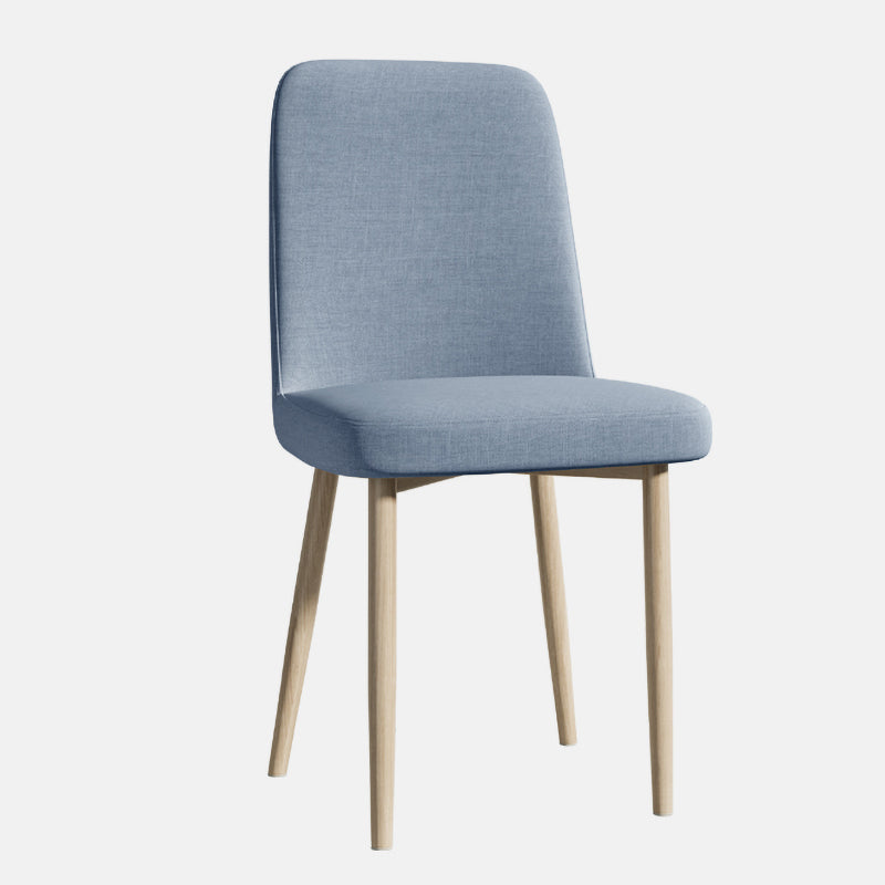 Sedia da interno a base di legno 16 '' sedia parsons larga con 4 gambe per il ristorante