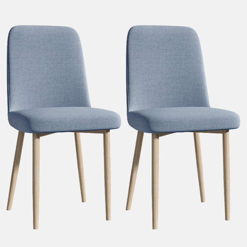 Sedia da interno a base di legno 16 '' sedia parsons larga con 4 gambe per il ristorante