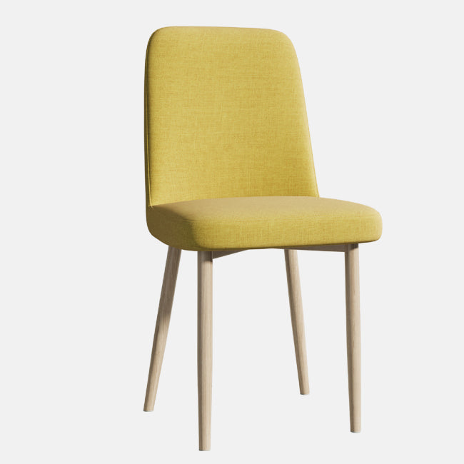 Sedia da interno a base di legno 16 '' sedia parsons larga con 4 gambe per il ristorante