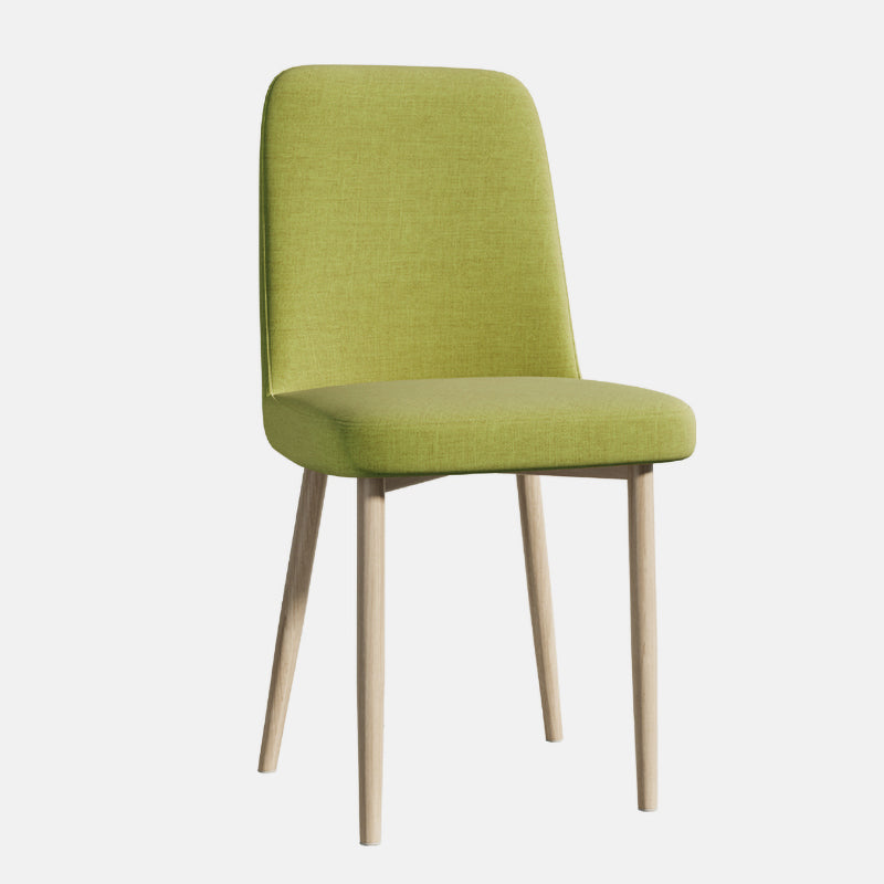 Sedia da interno a base di legno 16 '' sedia parsons larga con 4 gambe per il ristorante