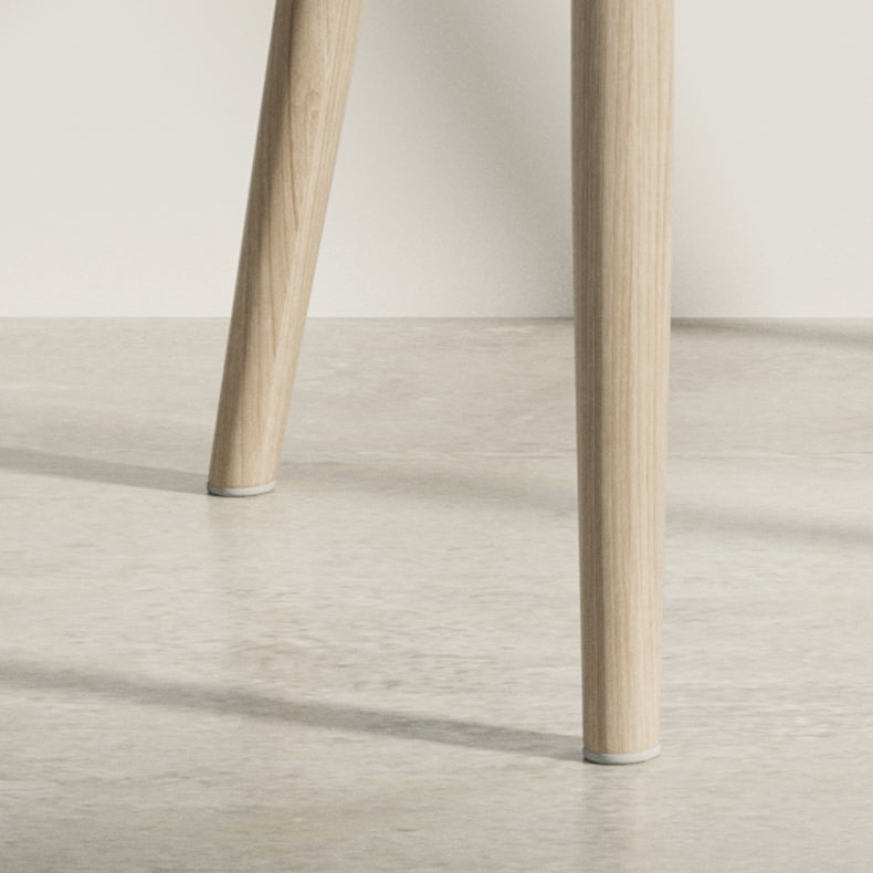 Sedia da interno a base di legno 16 '' sedia parsons larga con 4 gambe per il ristorante