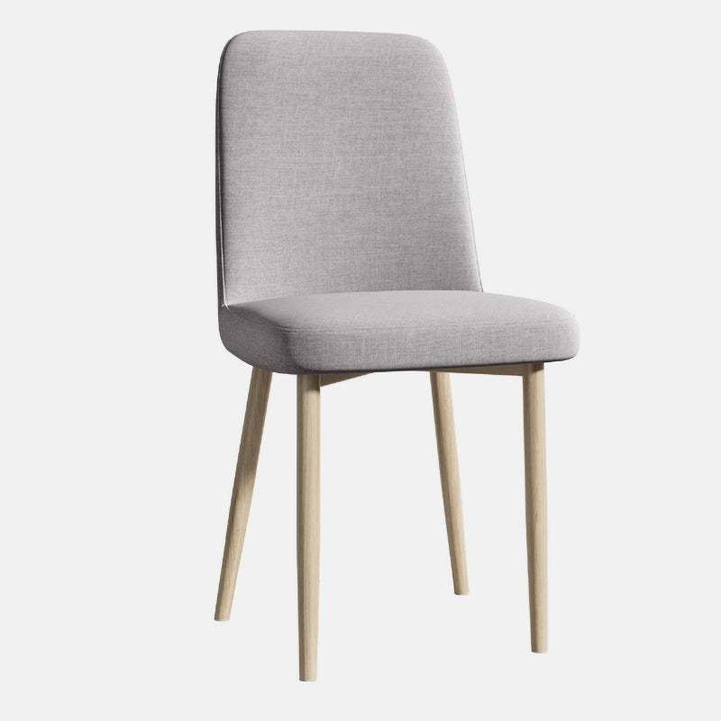 Sedia da interno a base di legno 16 '' sedia parsons larga con 4 gambe per il ristorante