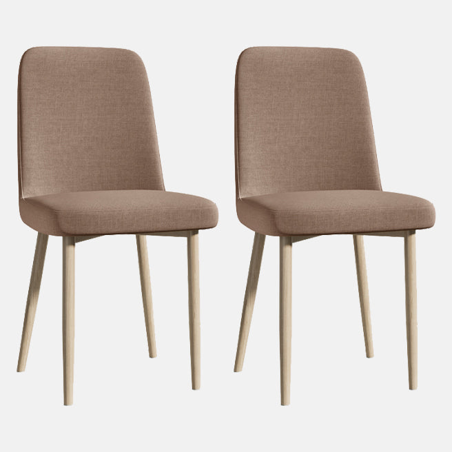 Sedia da interno a base di legno 16 '' sedia parsons larga con 4 gambe per il ristorante