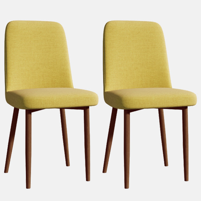 Sedia da interno a base di legno 16 '' sedia parsons larga con 4 gambe per il ristorante