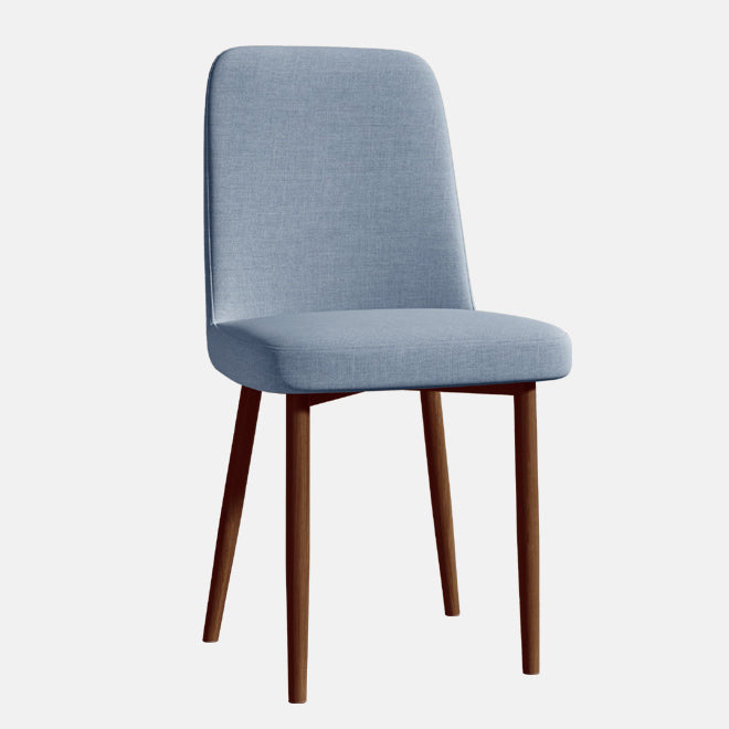 Sedia da interno a base di legno 16 '' sedia parsons larga con 4 gambe per il ristorante