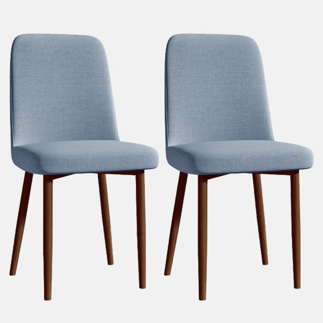 Sedia da interno a base di legno 16 '' sedia parsons larga con 4 gambe per il ristorante