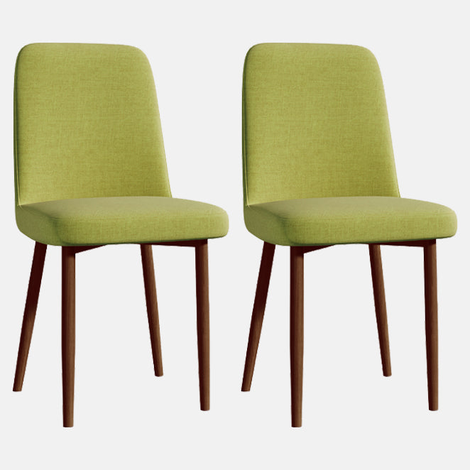 Sedia da interno a base di legno 16 '' sedia parsons larga con 4 gambe per il ristorante