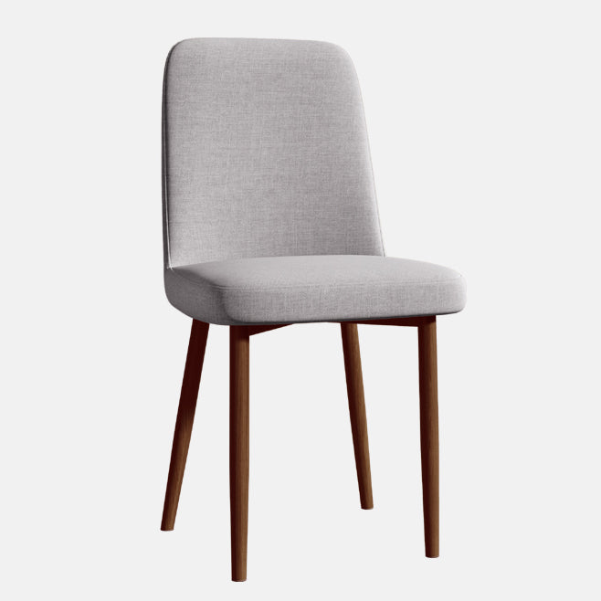 Sedia da interno a base di legno 16 '' sedia parsons larga con 4 gambe per il ristorante