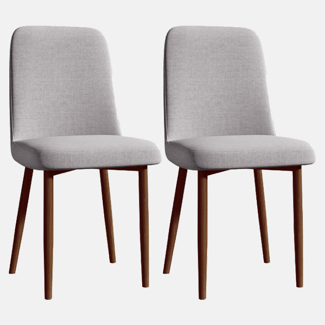 Sedia da interno a base di legno 16 '' sedia parsons larga con 4 gambe per il ristorante