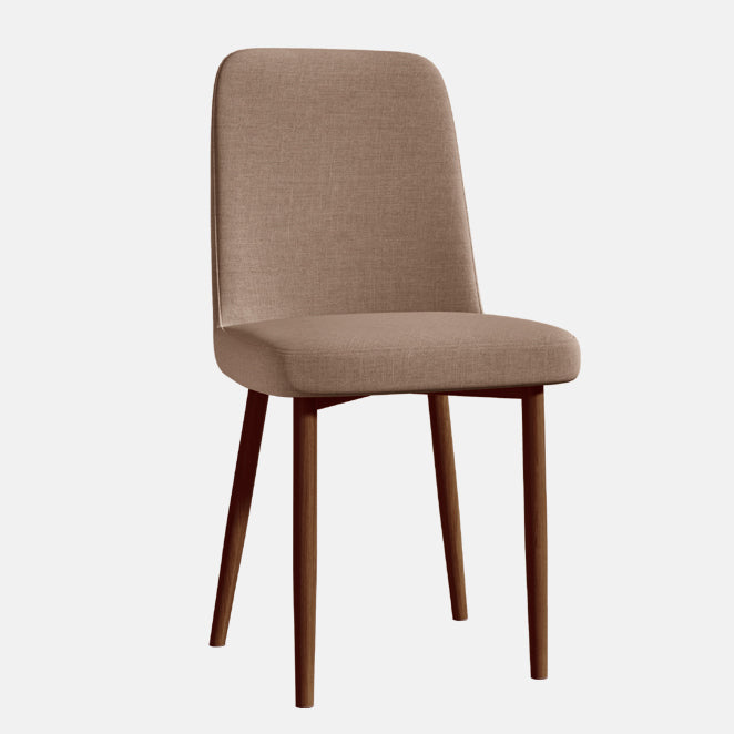 Sedia da interno a base di legno 16 '' sedia parsons larga con 4 gambe per il ristorante