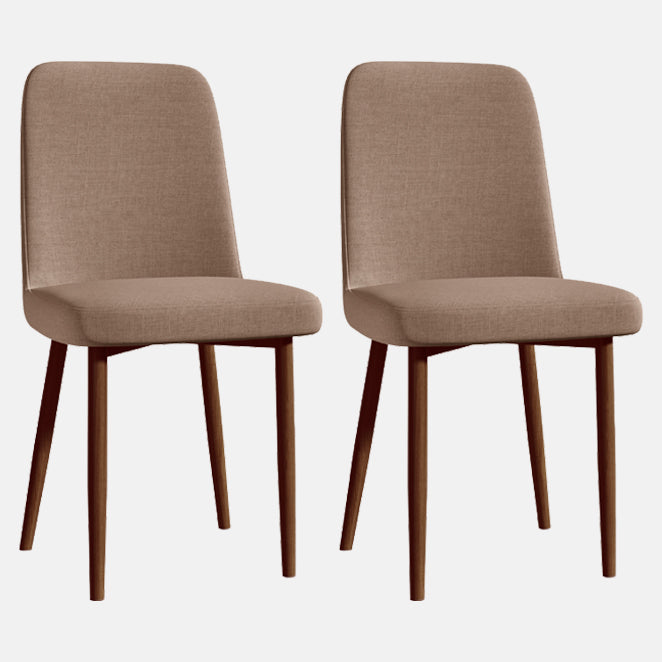 Sedia da interno a base di legno 16 '' sedia parsons larga con 4 gambe per il ristorante