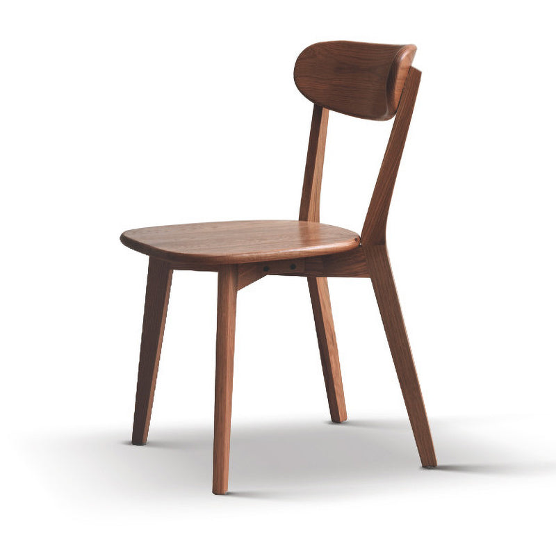 Skandinavischer Stil Esszimmerstuhl Holz Essnetz Armless Stuhl für Küche