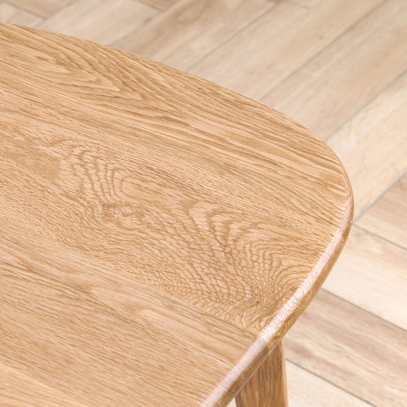 Skandinavischer Stil Esszimmerstuhl Holz Essnetz Armless Stuhl für Küche