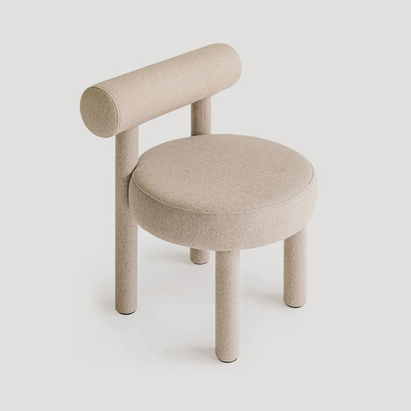 Contemporary Style Matte Finish Side Chair Open Back Dining Side Chair for Dining Room