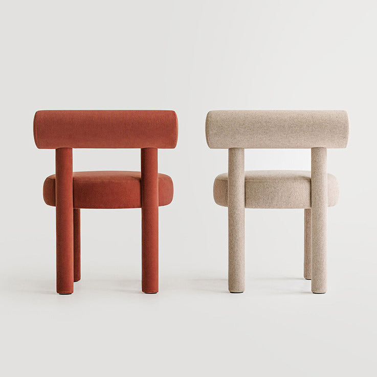 Contemporary Style Matte Finish Side Chair Open Back Dining Side Chair for Dining Room