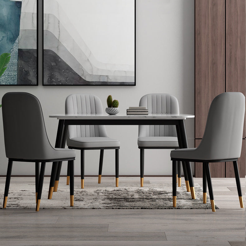 Chaise de style rembourré de style scandinave