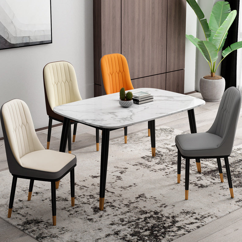 Chaise de style rembourré de style scandinave