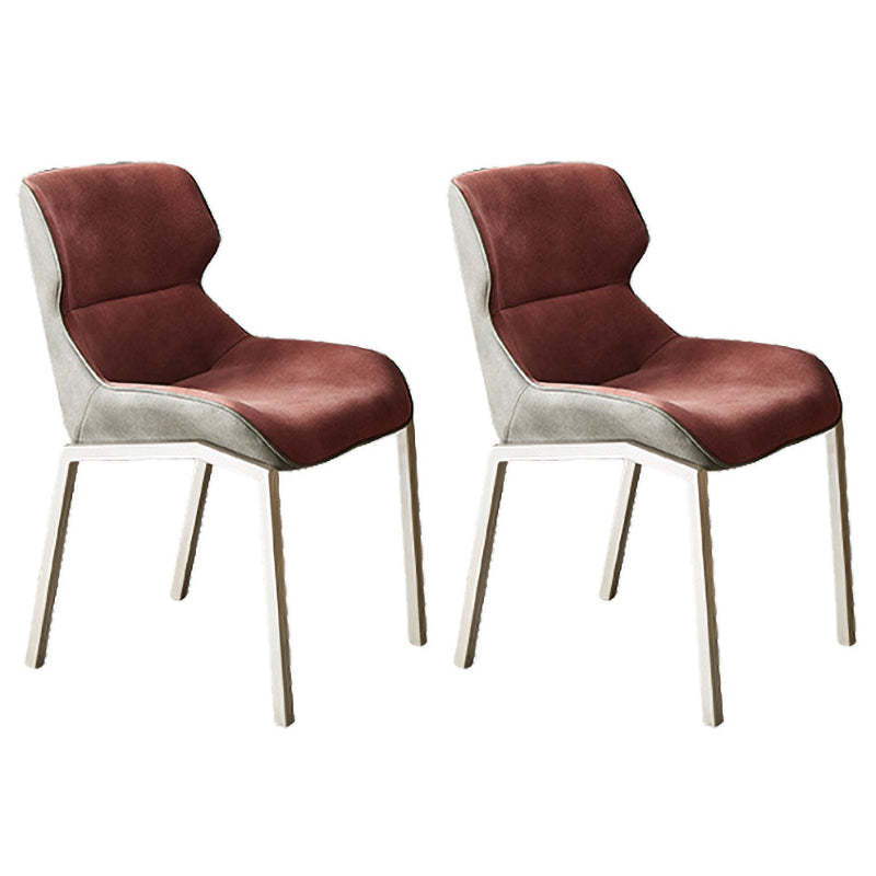 Metal Contemporary Dining Room Side Chair Parsons Matte Finish Dining Chair