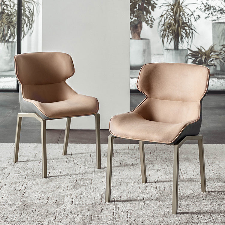 Metal Contemporary Dining Room Side Chair Parsons Matte Finish Dining Chair