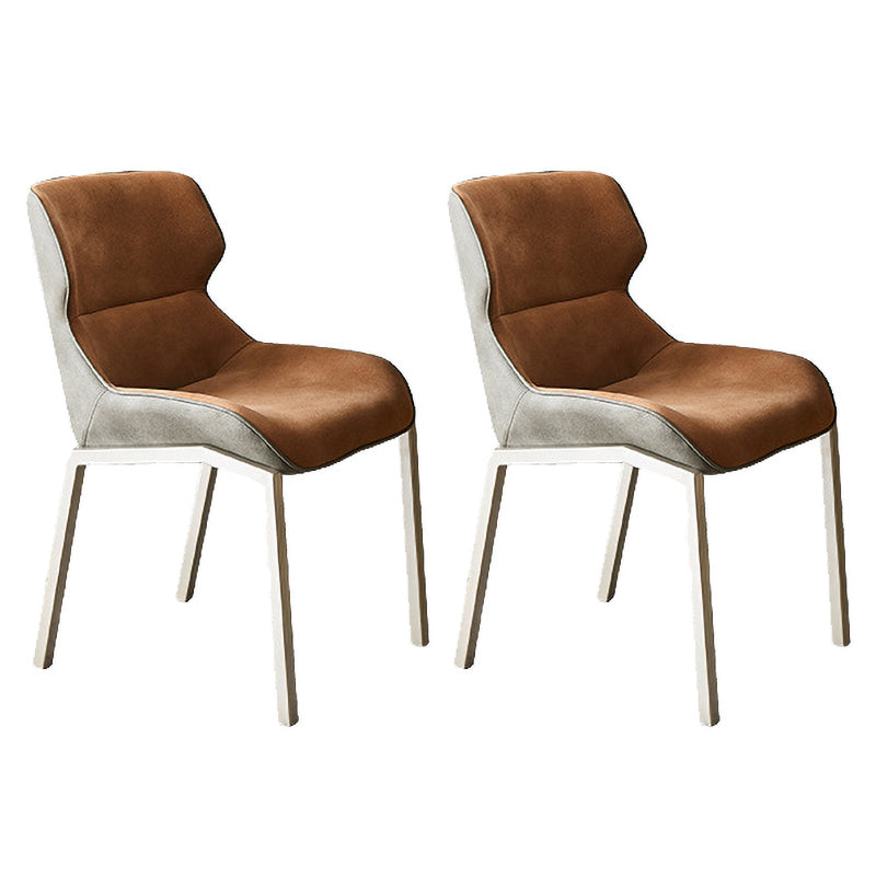 Metal Contemporary Dining Room Side Chair Parsons Matte Finish Dining Chair