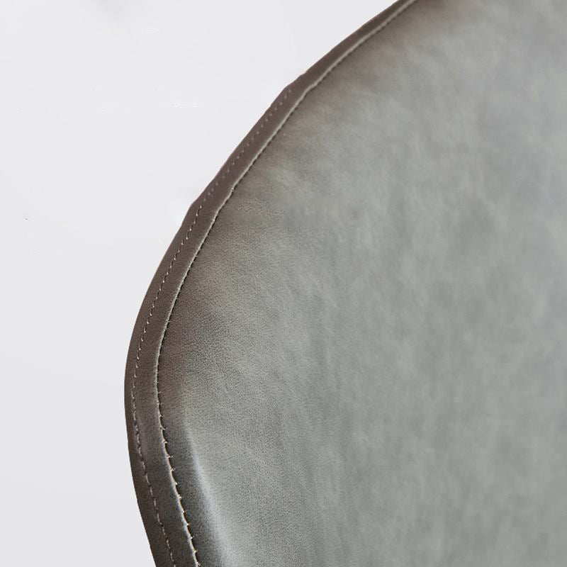 Chaise latéral de salle à manger contemporaine en métal