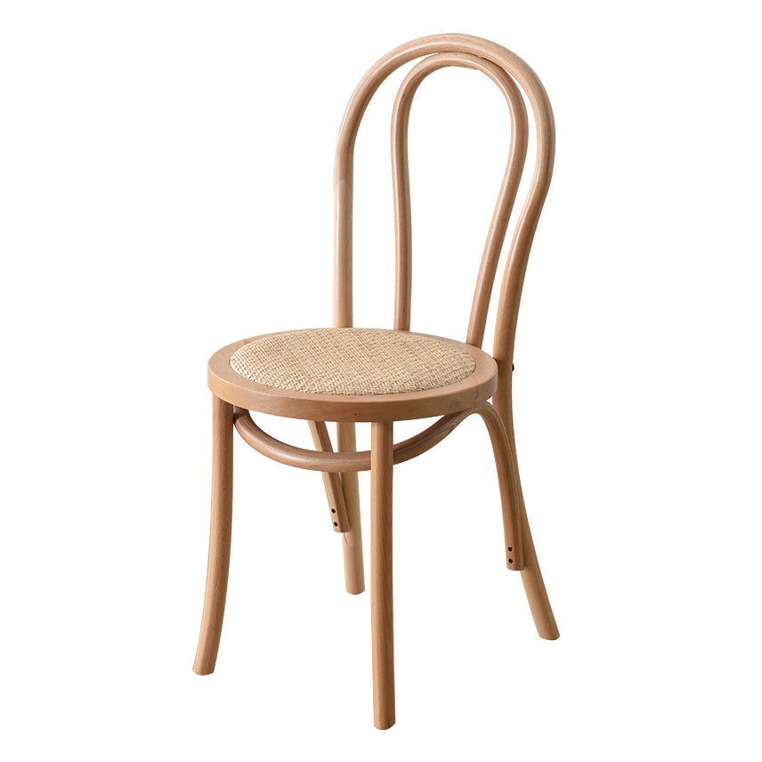 Salle à manger de cuisine moderne Birch Wood Chaise Windsor Back Tempaies côté latérale