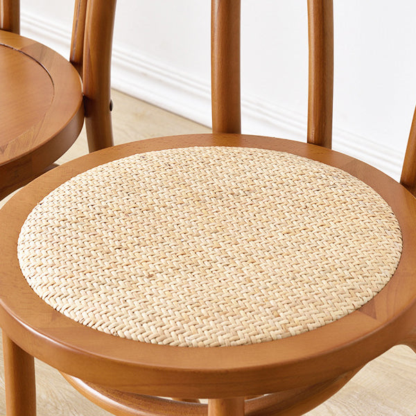 Salle à manger de cuisine moderne Birch Wood Chaise Windsor Back Tempaies côté latérale