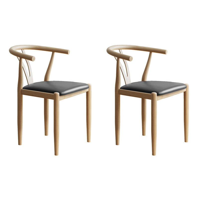 Chaise de salle à manger en métal nordique chaises à manger en cuir pu pour usage domestique