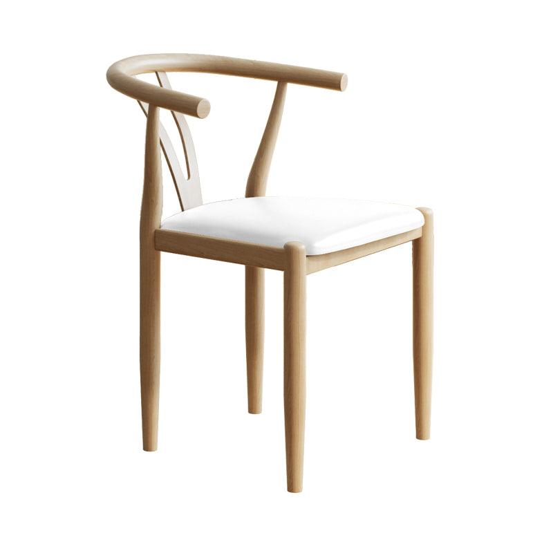 Chaise de salle à manger en métal nordique chaises à manger en cuir pu pour usage domestique