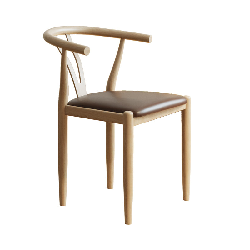 Chaise de salle à manger en métal nordique chaises à manger en cuir pu pour usage domestique