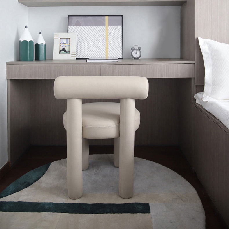 Contemporary Side Wood Dining Room Chair Open Back Dining Side Chair for Home Use