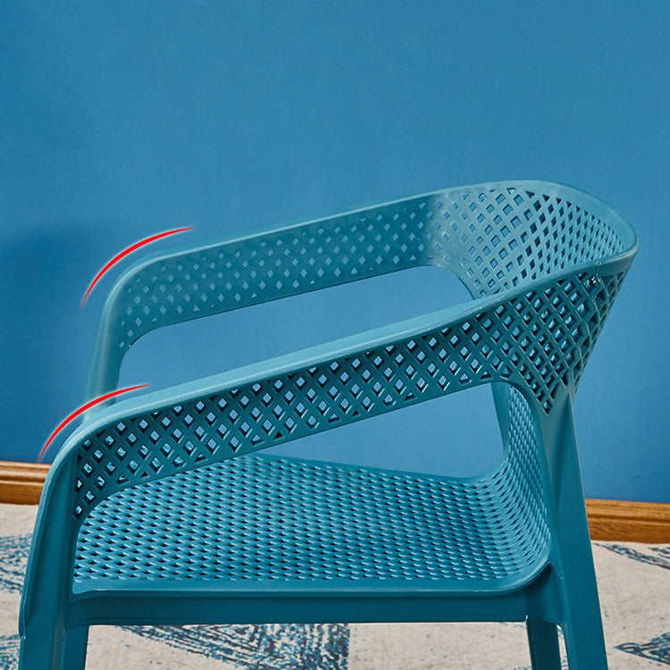 Glamstil 20 '' Weit plastischer Seitenstuhl fester Rückenstuhl mit 4 Beinen für den Heimgebrauch