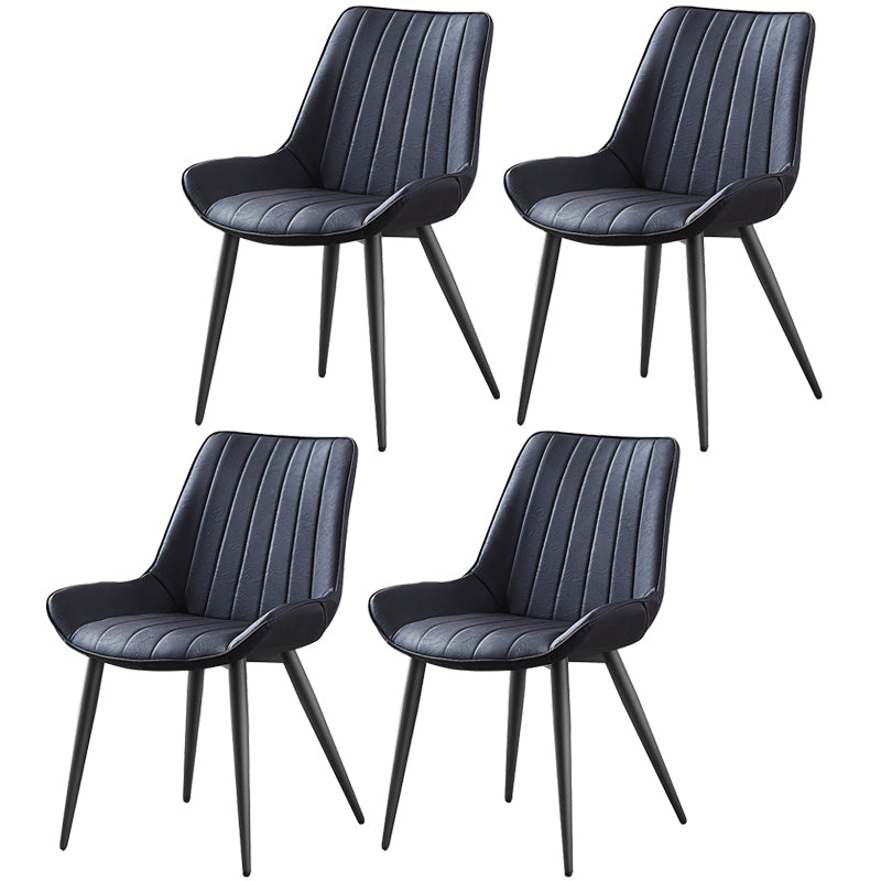 Sedia da pranzo in stile glam sedia wingback parsons sedia con 4 gambe in metallo per uso domestico