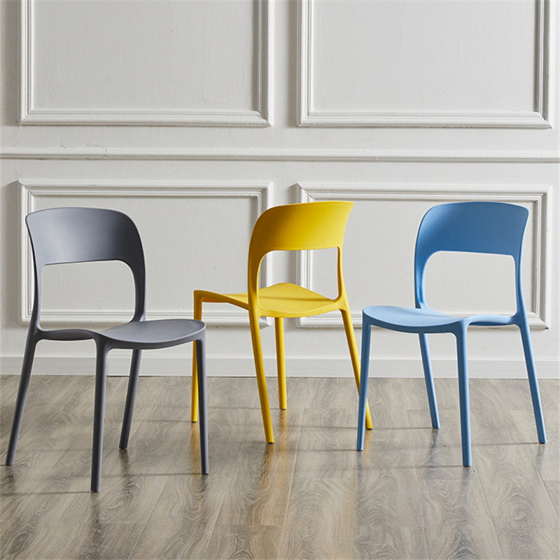 Sedia da casa sedia moderna con la sala da pranzo in plastica aperta contemporanea