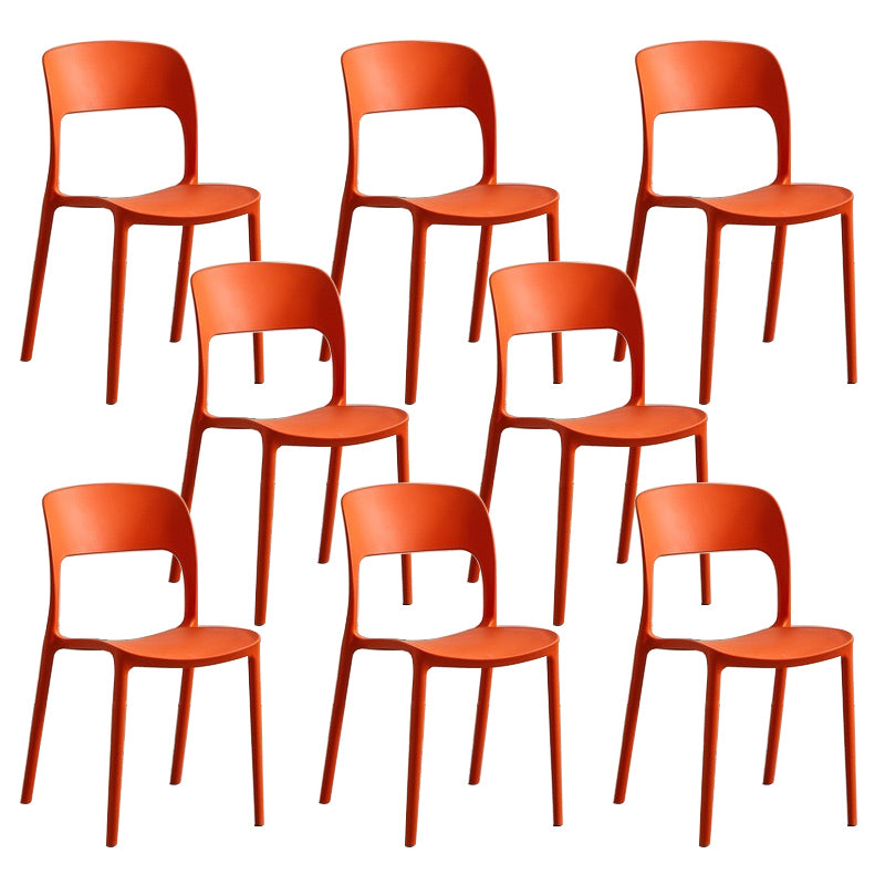 Sedia da casa sedia moderna con la sala da pranzo in plastica aperta contemporanea