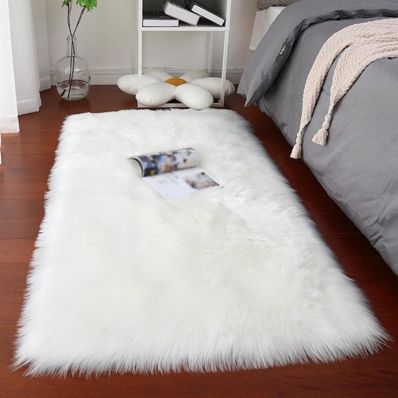Funky Simplicity Shag Rug Comfort Solid Area Carpet Polypropylene Washable Rug for Home Decoration