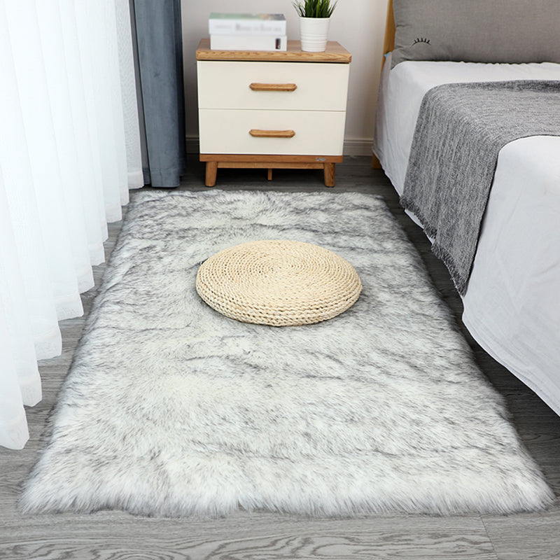 Comfort Simple Area Rug Shag Plain Indoor Carpet Polypropylene Washable Rug for Home Decoration