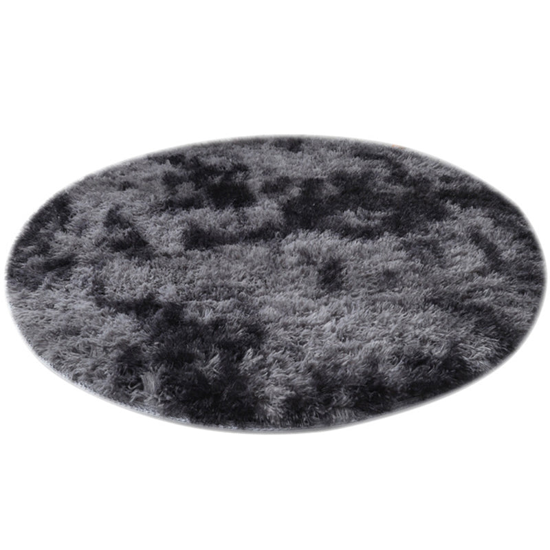 Funky Tie Dye Printed Rug Comfort Shag Area Rug Polyester Anti-Slip Backing Carpet for Home Decor