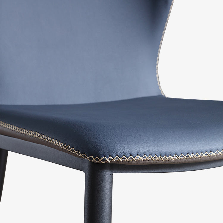 Silla de ala de silla lateral tapizada de estilo moderno silla parsons para uso doméstico