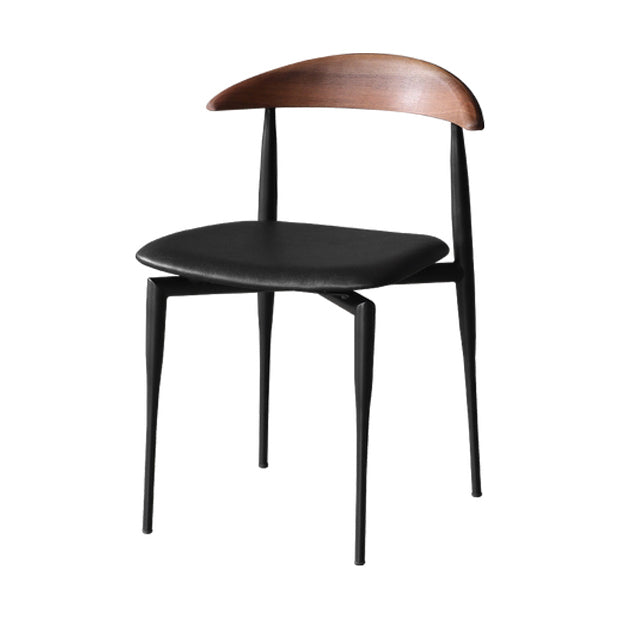 Sedie da pranzo della metà del secolo sedia da pranzo aperta in legno per uso domestico