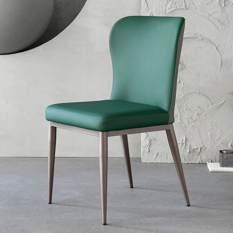 Sedia da pranzo imbottita in stile nordico sedia parsons per uso domestico