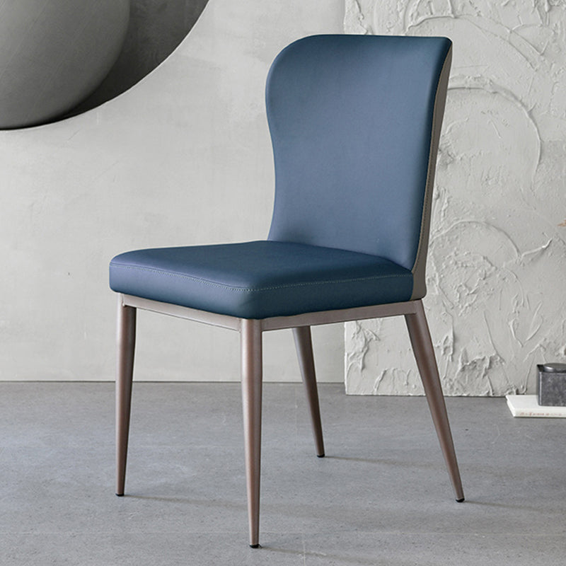 Sedia da pranzo imbottita in stile nordico sedia parsons per uso domestico